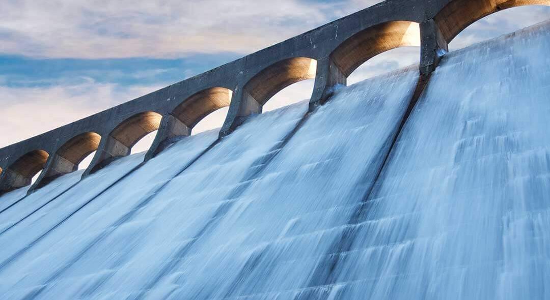 Dam in Scotland - part of the UK's Critical National Infrastructure