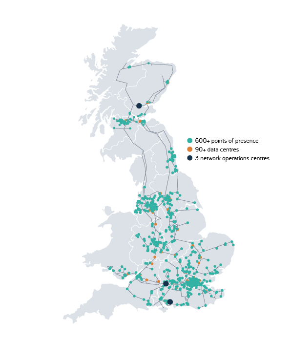 Neos Networks network map